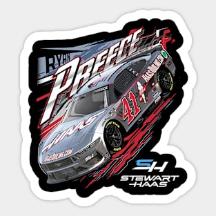 Ryan Preece Haas-Tooling Car Sticker